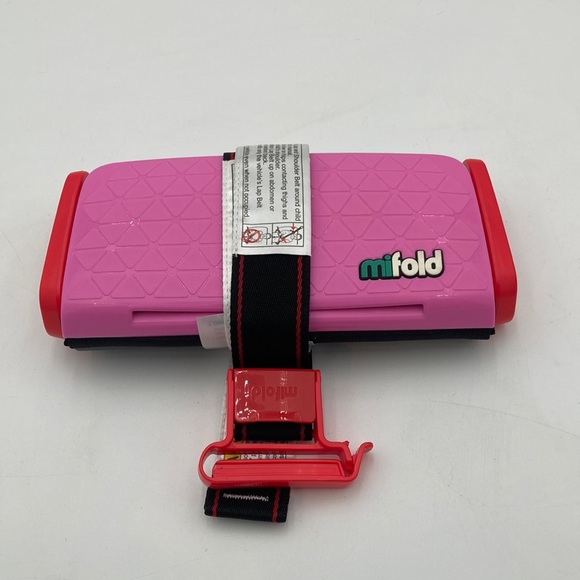 Mifold Grab and Go Portable Compact Car Seat Pink - Picture 1 of 10